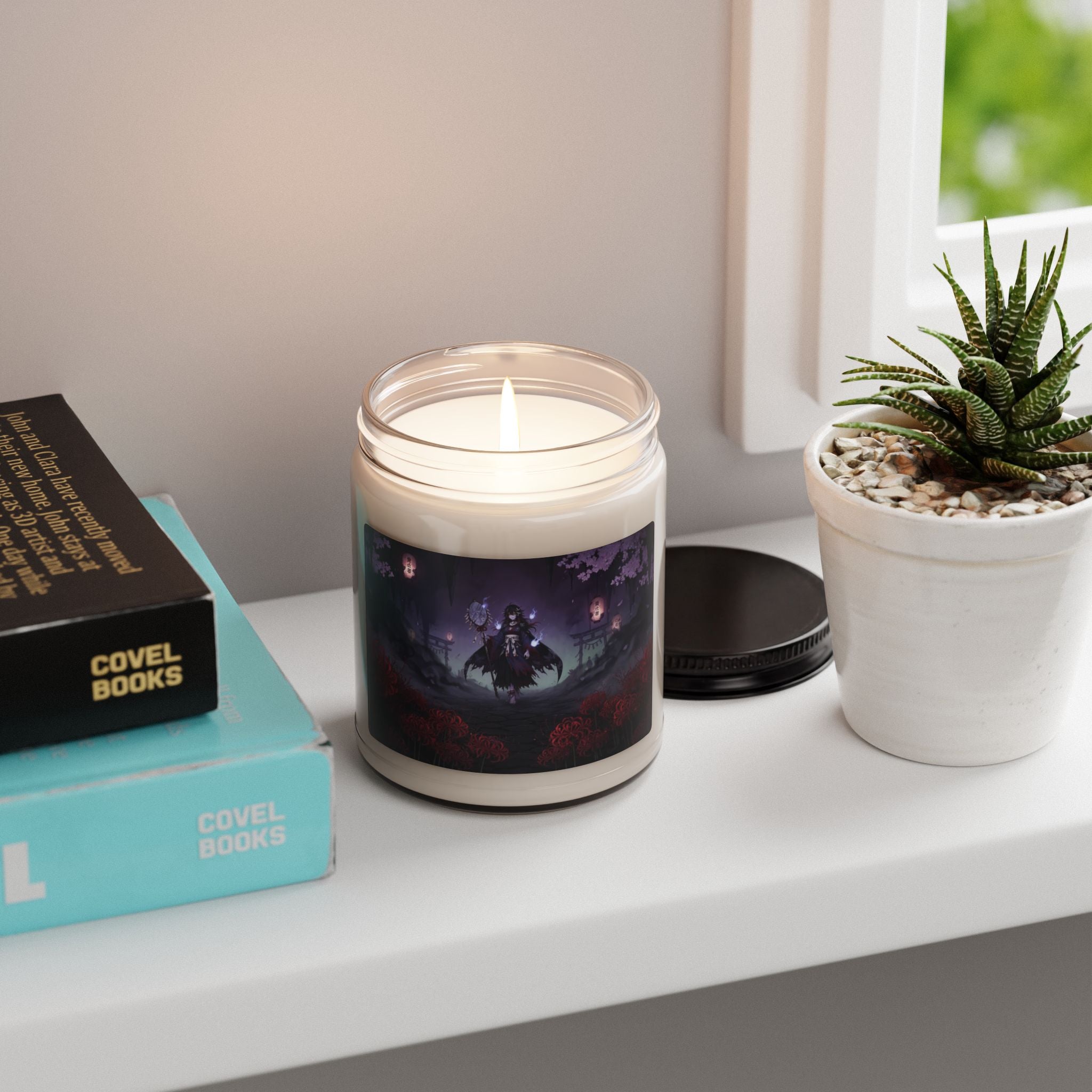 Gothic Undead Mage Scented Soy Candle — 9oz Foggy Witch Vibe
