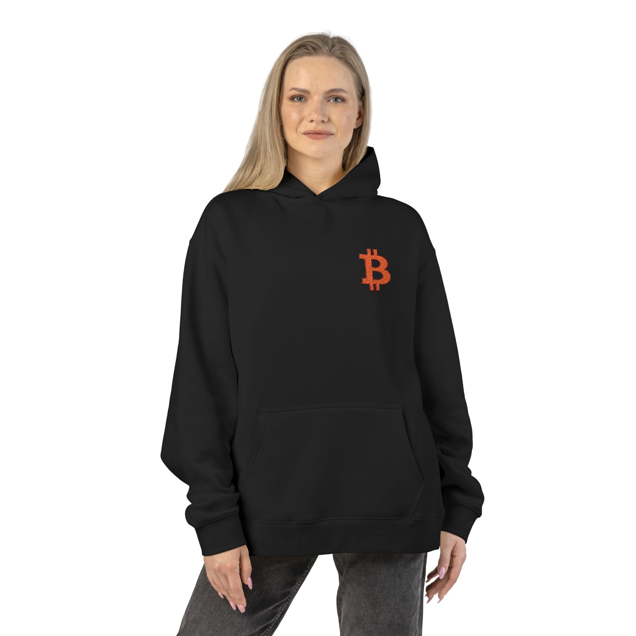 Bitcoin Logo Hoodie — Minimal Crypto Emblem Pullover