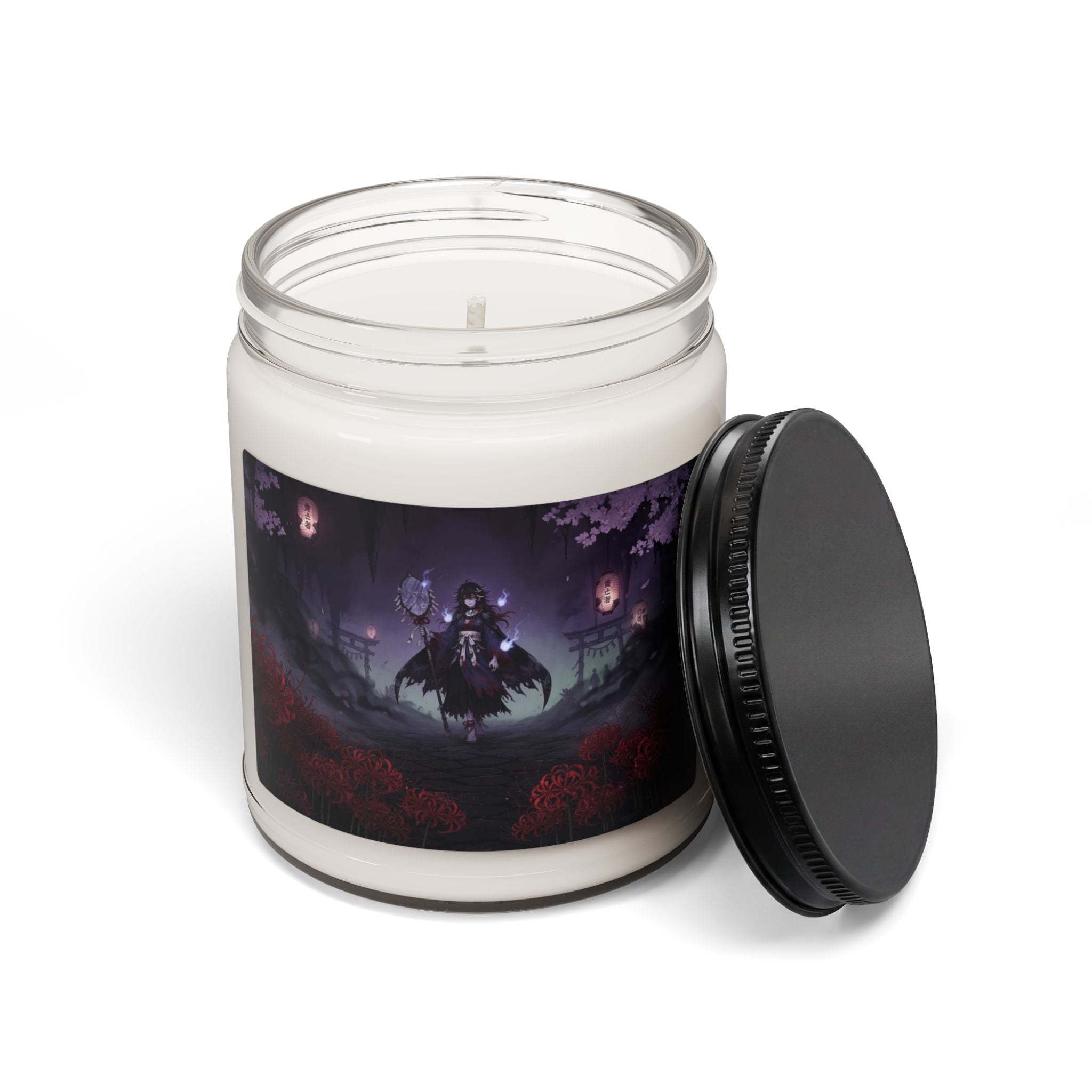 Gothic Undead Mage Scented Soy Candle — 9oz Foggy Witch Vibe