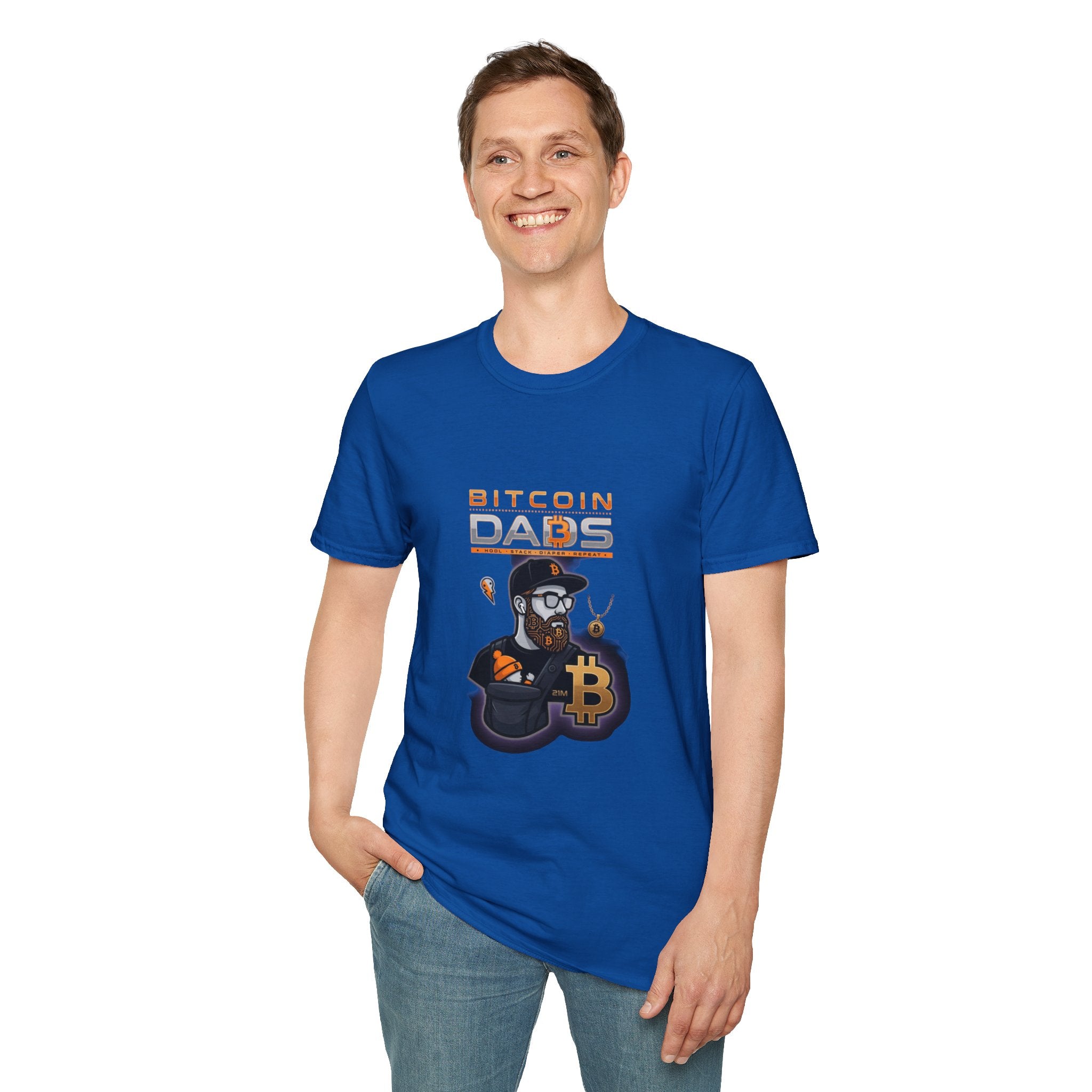 Bitcoin Dads T-Shirt — Fun Crypto Graphic Tee