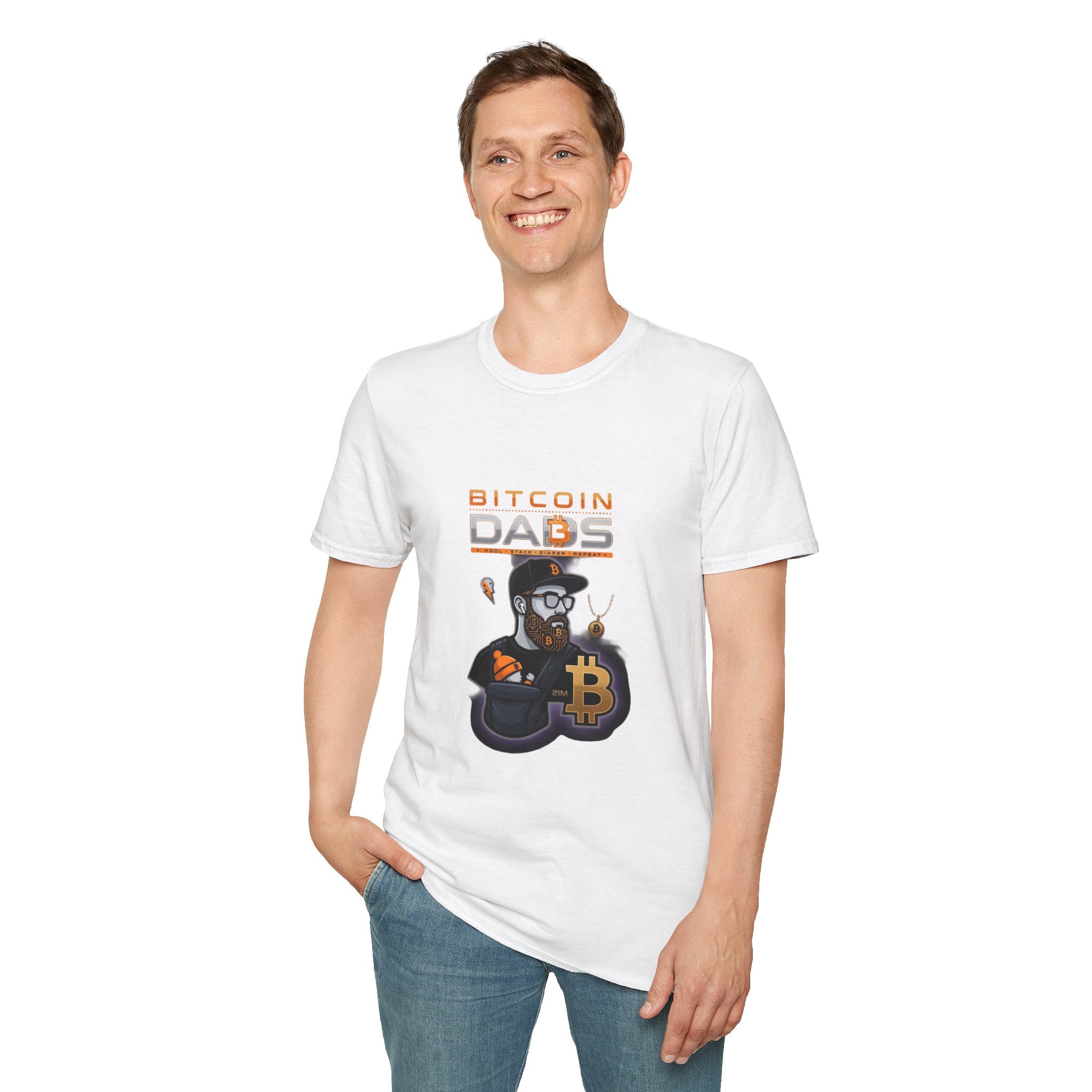 Bitcoin Dads T-Shirt — Fun Crypto Graphic Tee