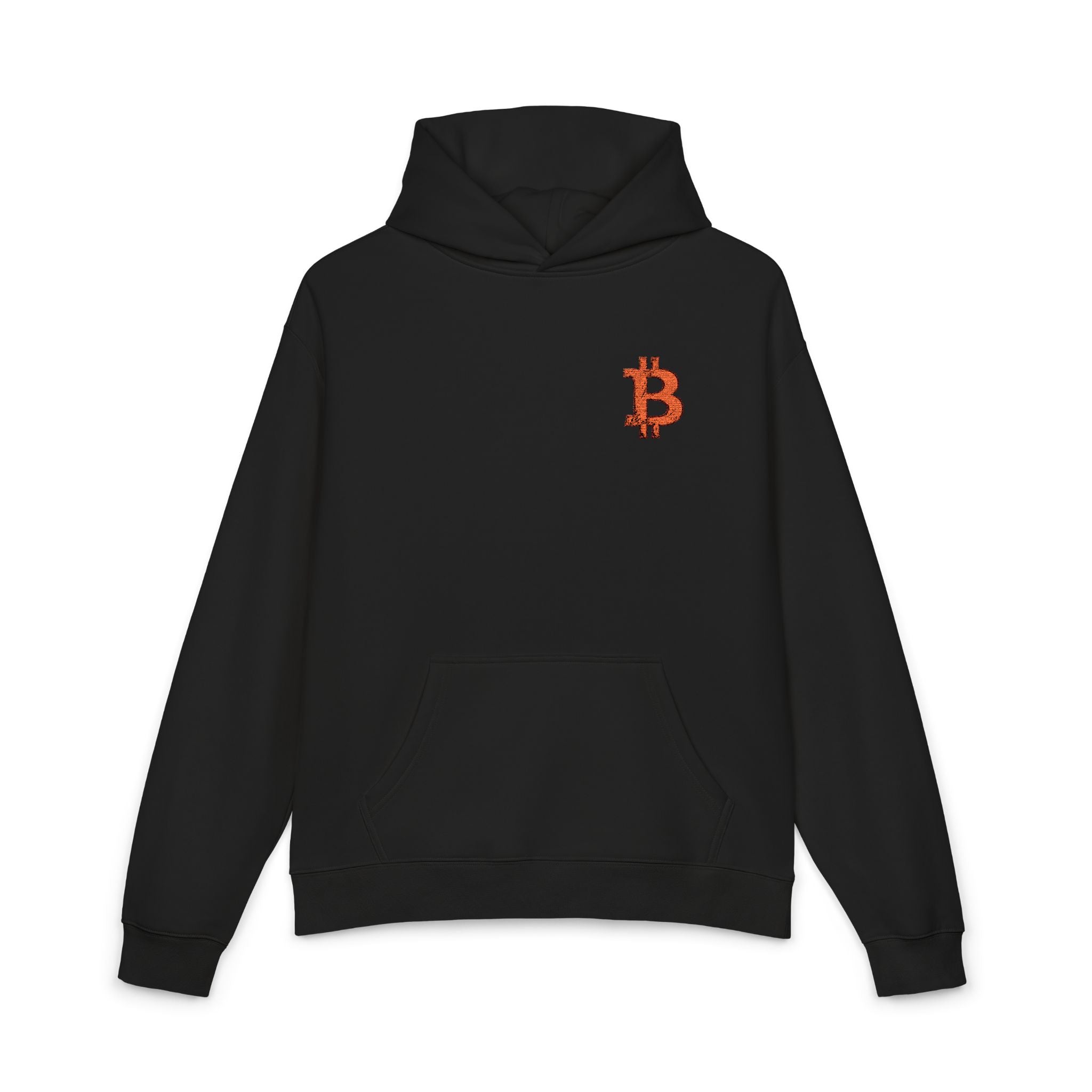 Bitcoin Logo Hoodie — Minimal Crypto Emblem Pullover