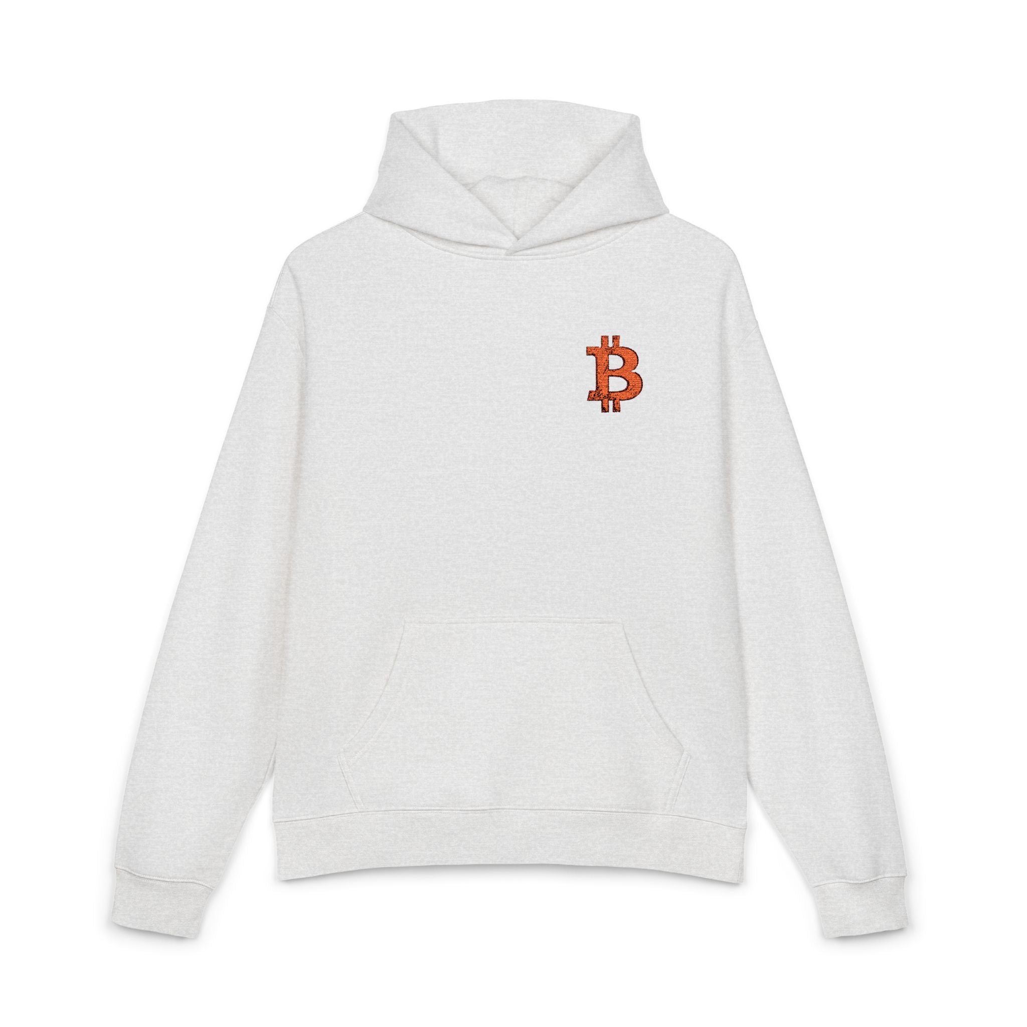 Bitcoin Logo Hoodie — Minimal Crypto Emblem Pullover