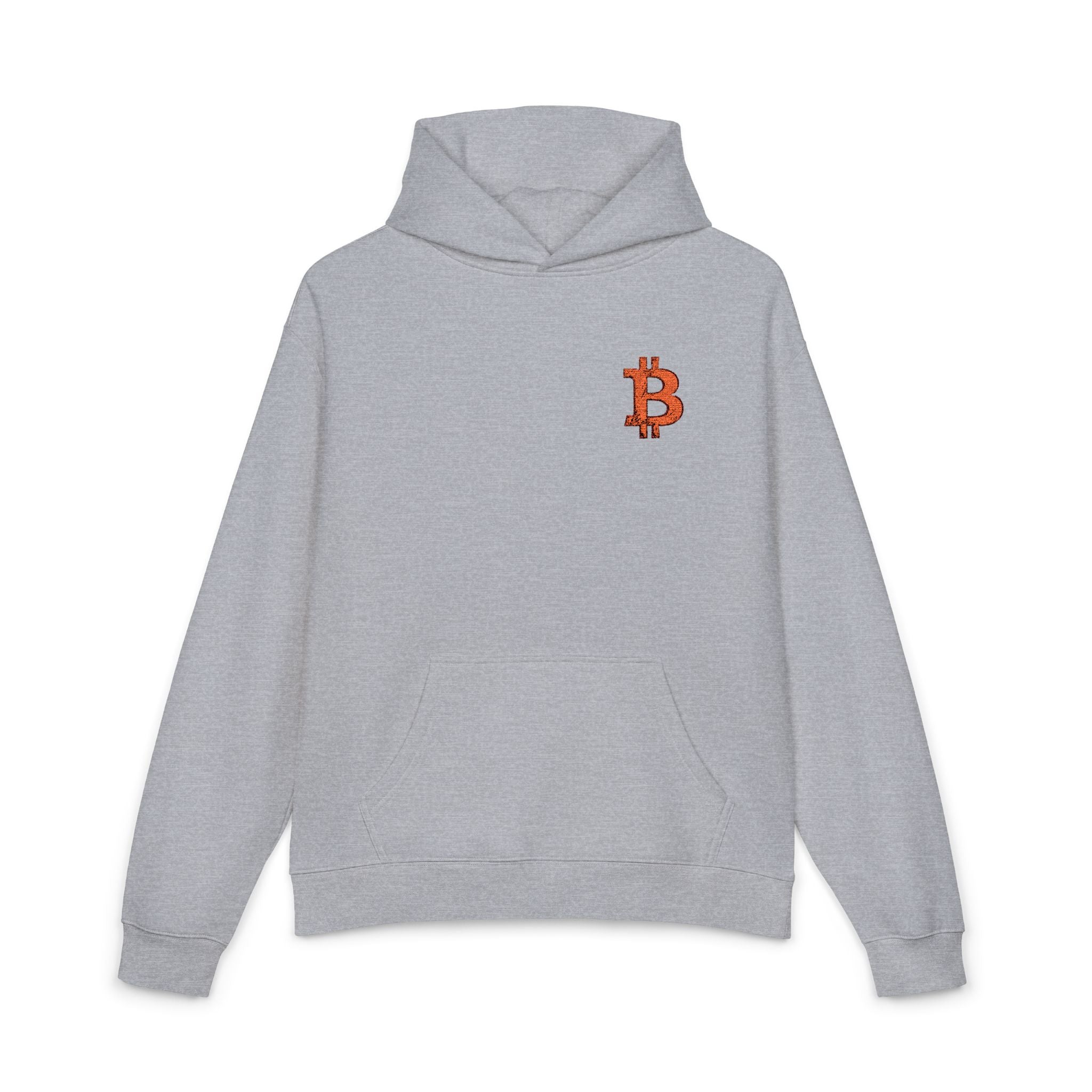 Bitcoin Logo Hoodie — Minimal Crypto Emblem Pullover