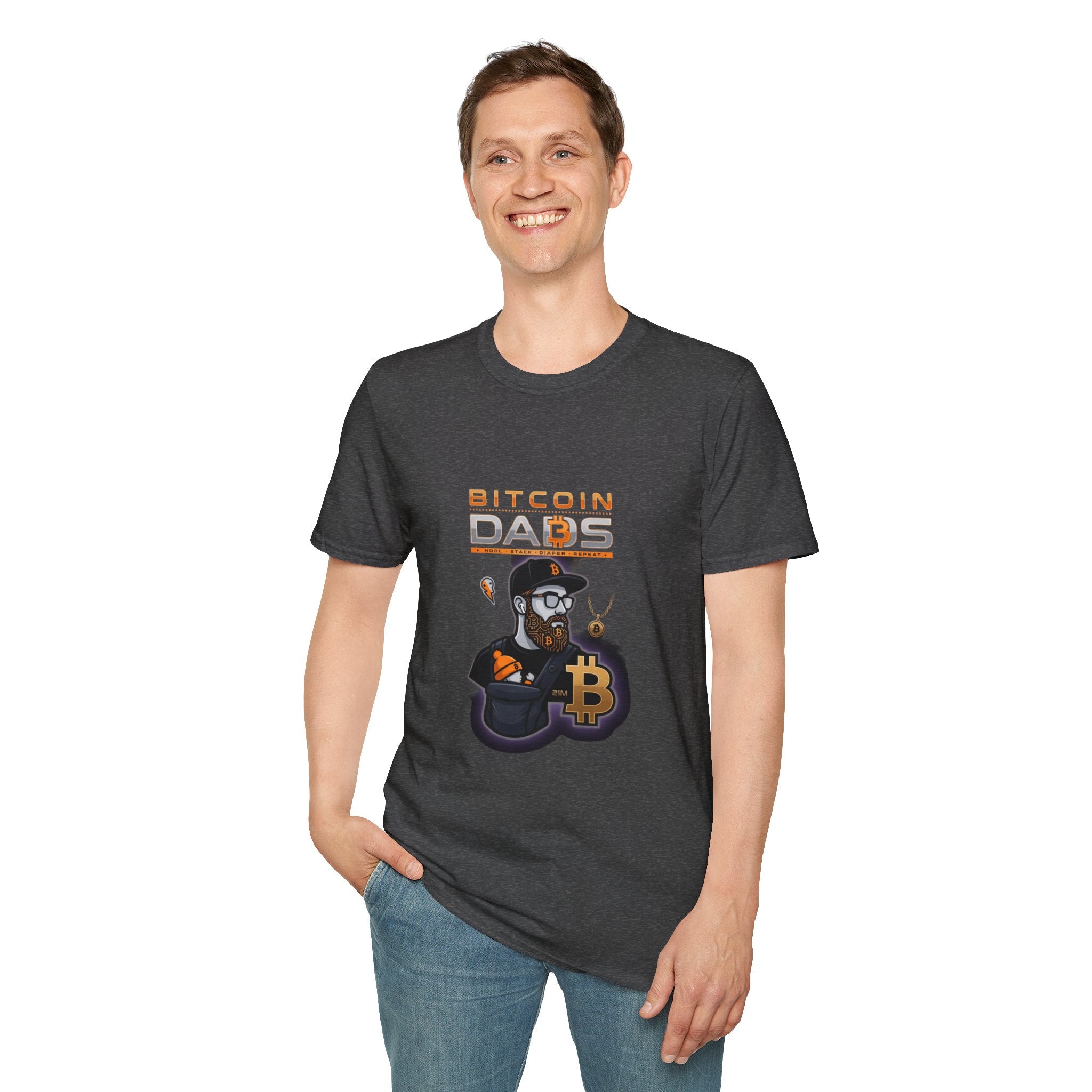 Bitcoin Dads T-Shirt — Fun Crypto Graphic Tee