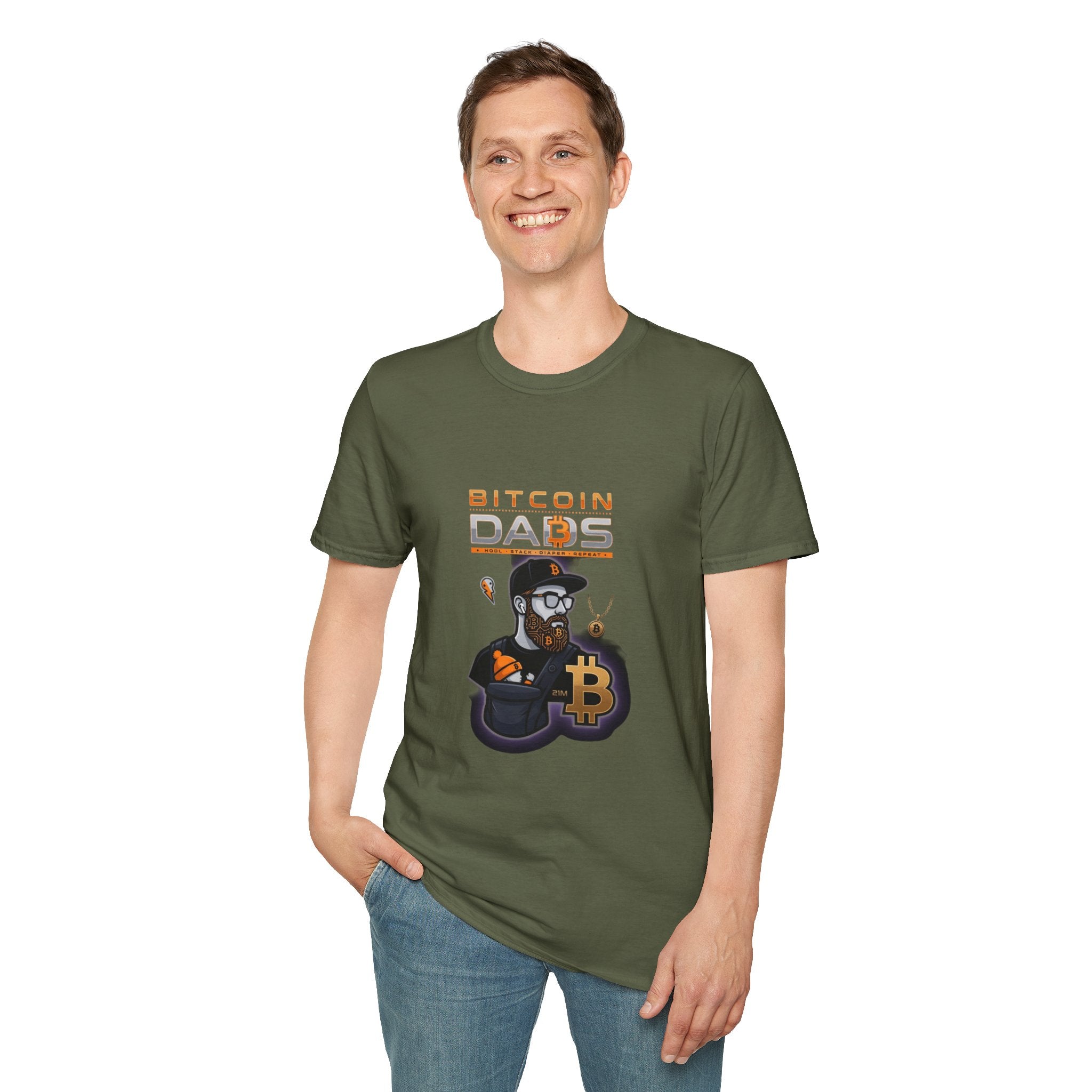 Bitcoin Dads T-Shirt — Fun Crypto Graphic Tee