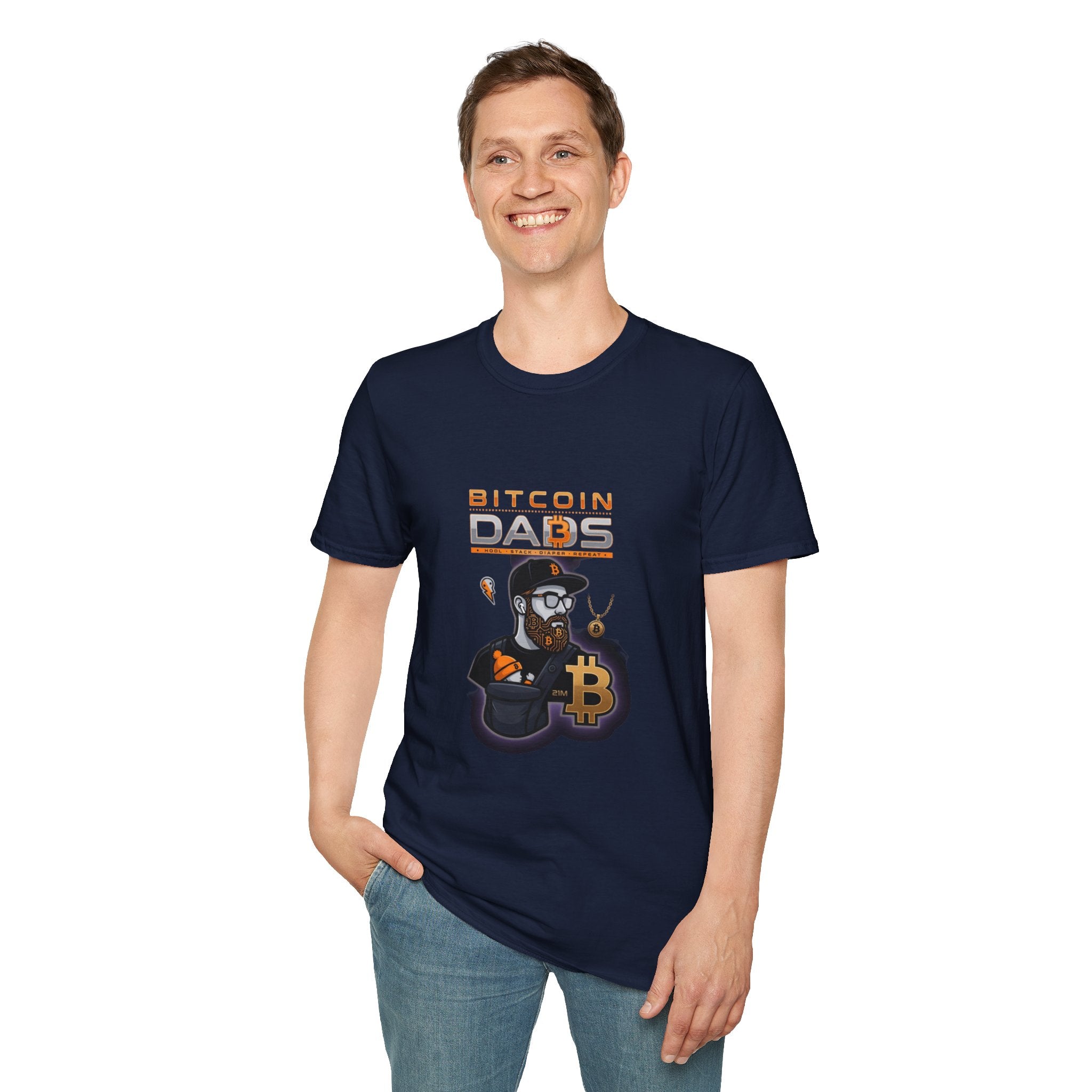 Bitcoin Dads T-Shirt — Fun Crypto Graphic Tee