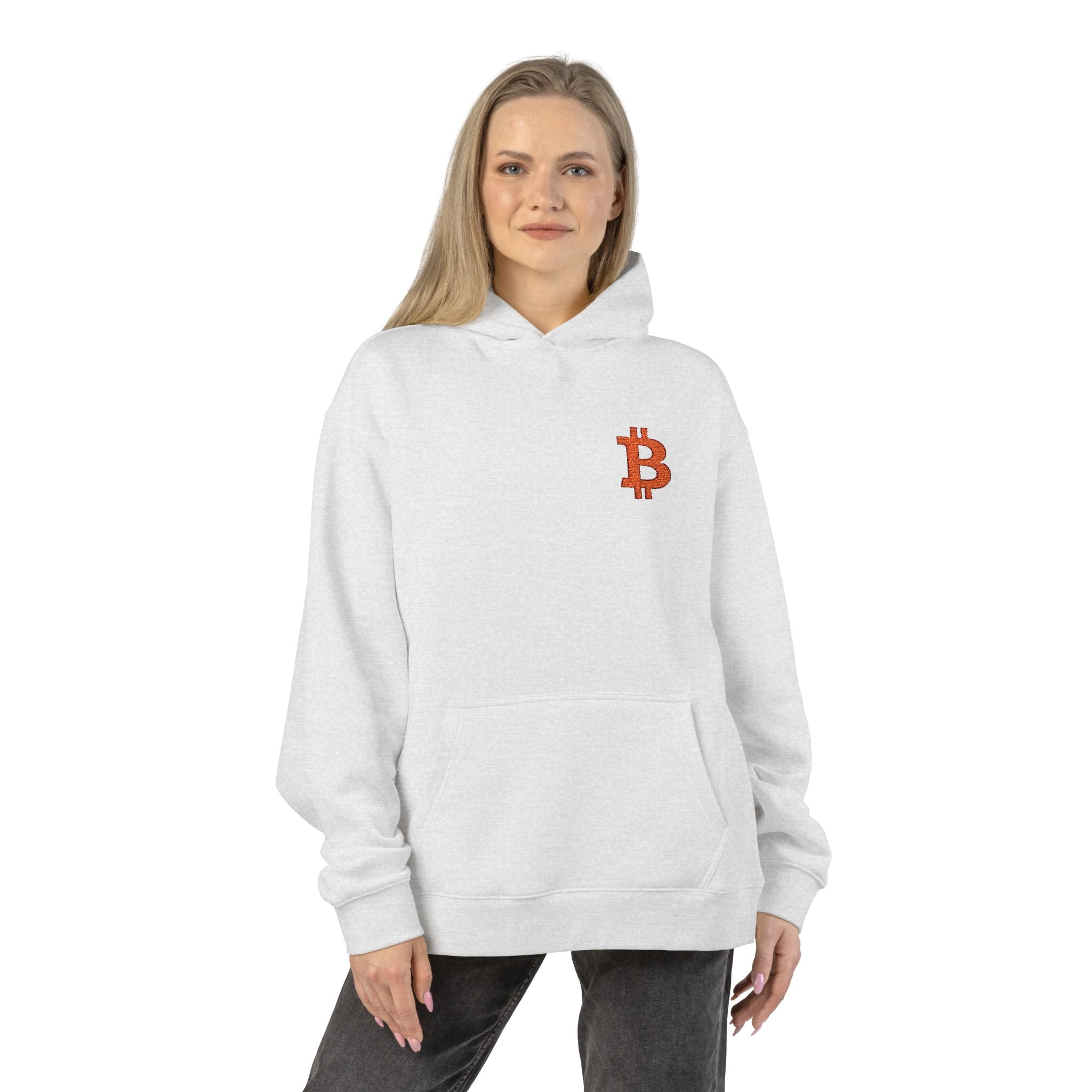 Bitcoin Logo Hoodie — Minimal Crypto Emblem Pullover
