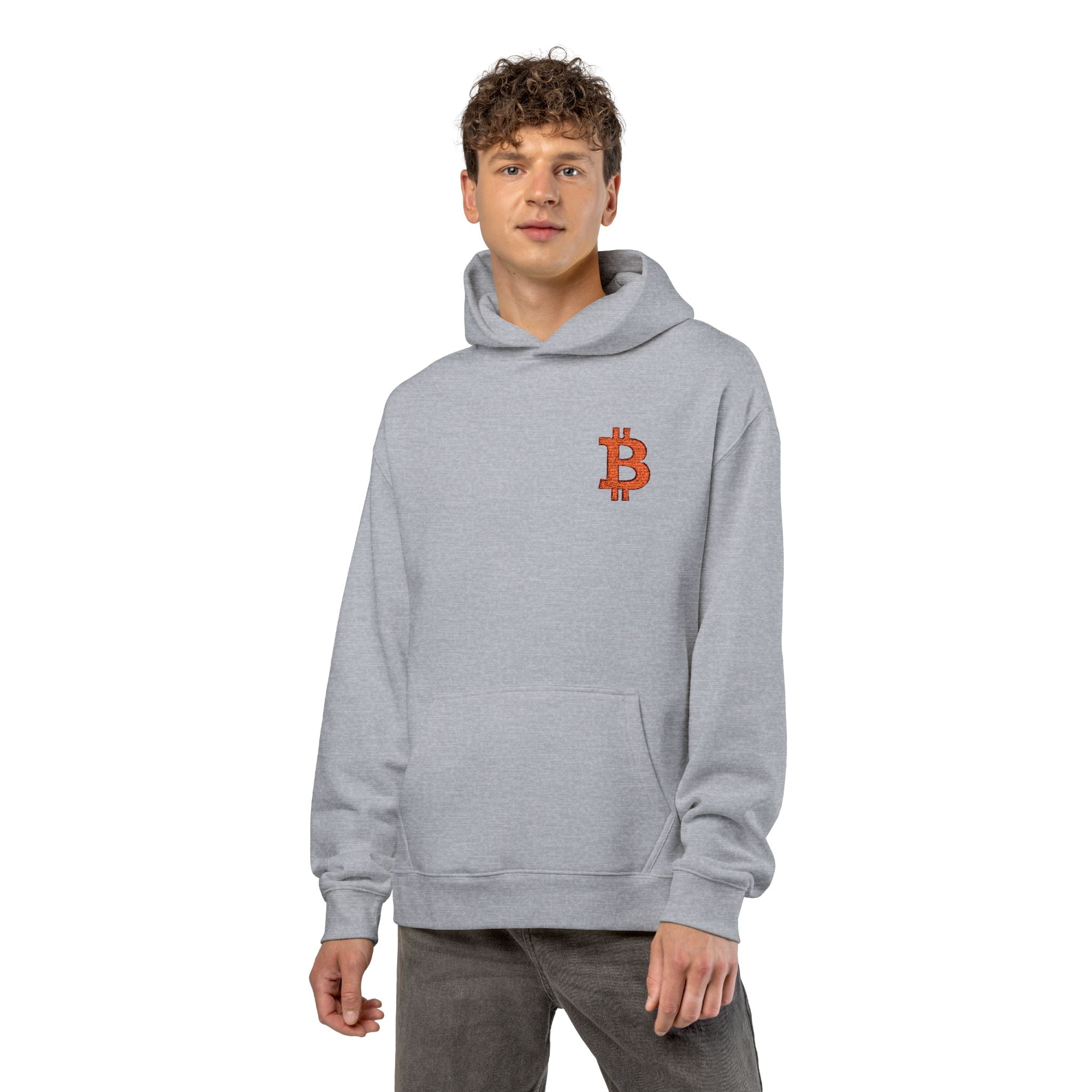 Bitcoin Logo Hoodie — Minimal Crypto Emblem Pullover